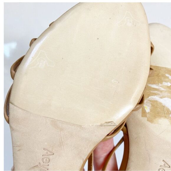 NEW Aeyde Olga Knotted Napa Leather Heel Sandal size 37 - Picture 8 of 11